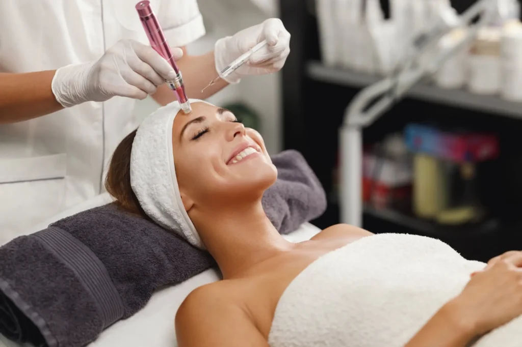 Woman Receiving SkinPens Treatment in Ventura, CA | IWH MedSpa