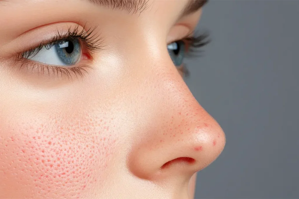 enlarged pores