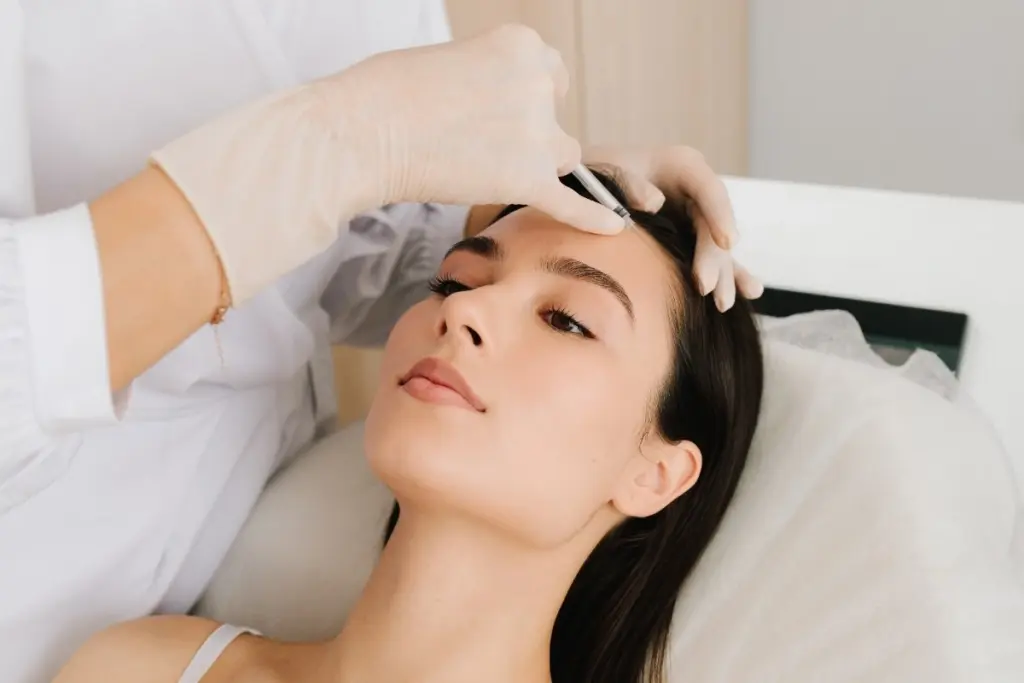 A Woman receiving Letybo® treatment in Ventura CA at IWH Medspa